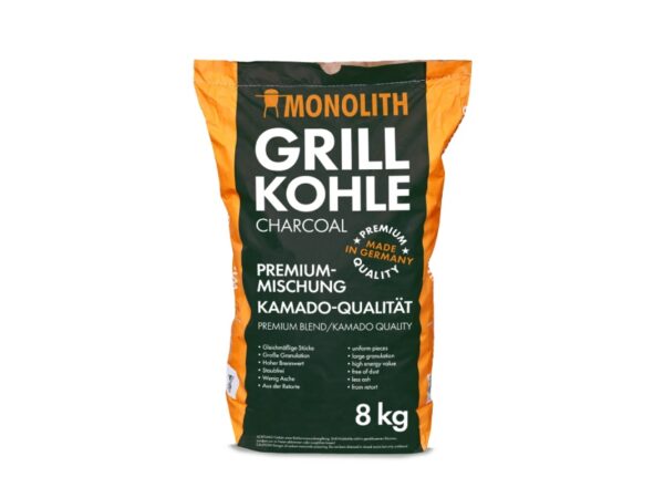 Monolith Grillkohle Holzkohle 8 kg Sack