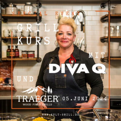 Special Grillevent mit Diva Q & TRAEGER