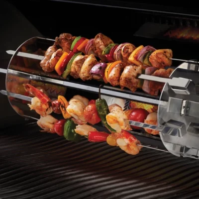 Napoleon Schaschlik Spieße Set Erweiterung für Drehspieß Drehspiess Rotisserie Artikelnummer 64008