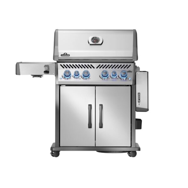 Napoleon Rogue® PRO-S 525 Edelstahl Propan Gasgrill Seitentisch ab runter geklappt RP525RSIBPSS-2